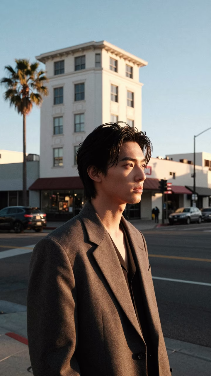 Morning Light at As First Light Reaches The Scene in San Diego in in San Diego, California, United States