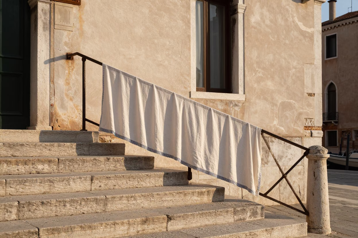Morning Light at As First Light Reaches The Scene in Venice in in Venice, Italy