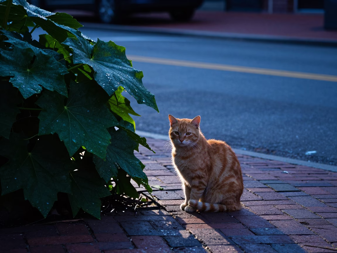Morning Light in Boston at Early Morning Light in in Boston, Massachusetts, United States