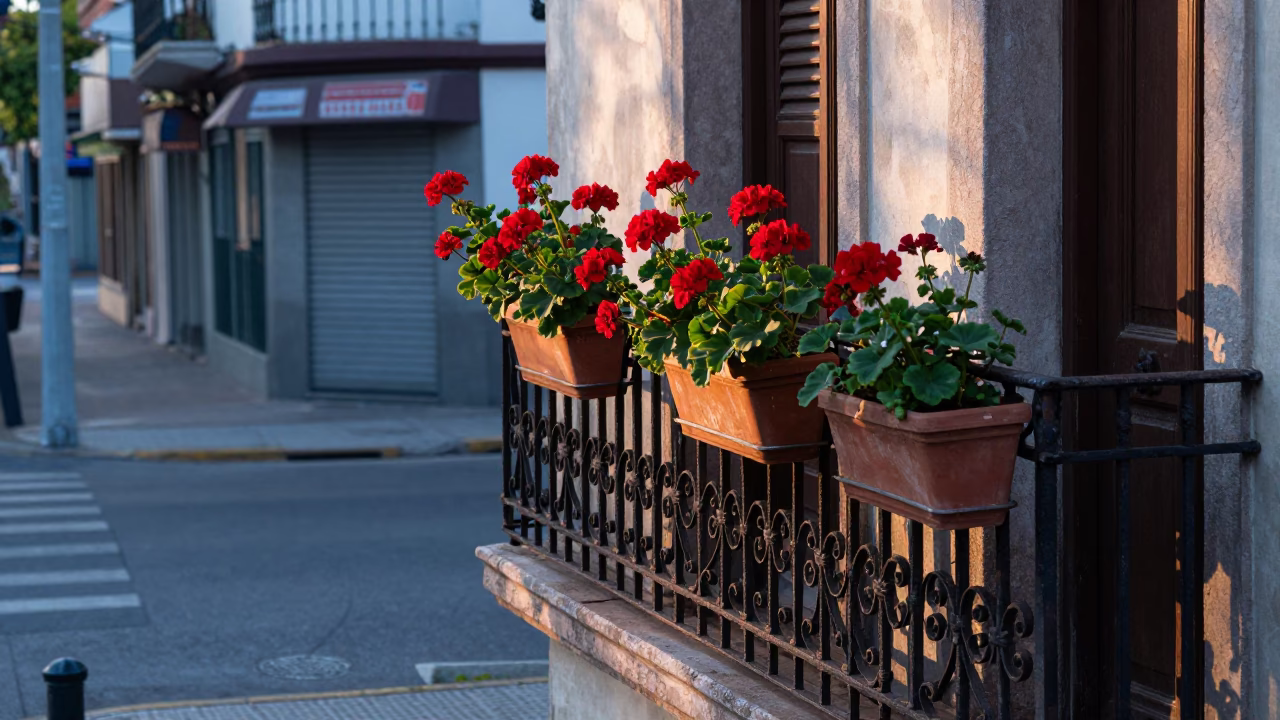Morning Light in Buenos Aires at Early Morning Light in in Buenos Aires, Argentina