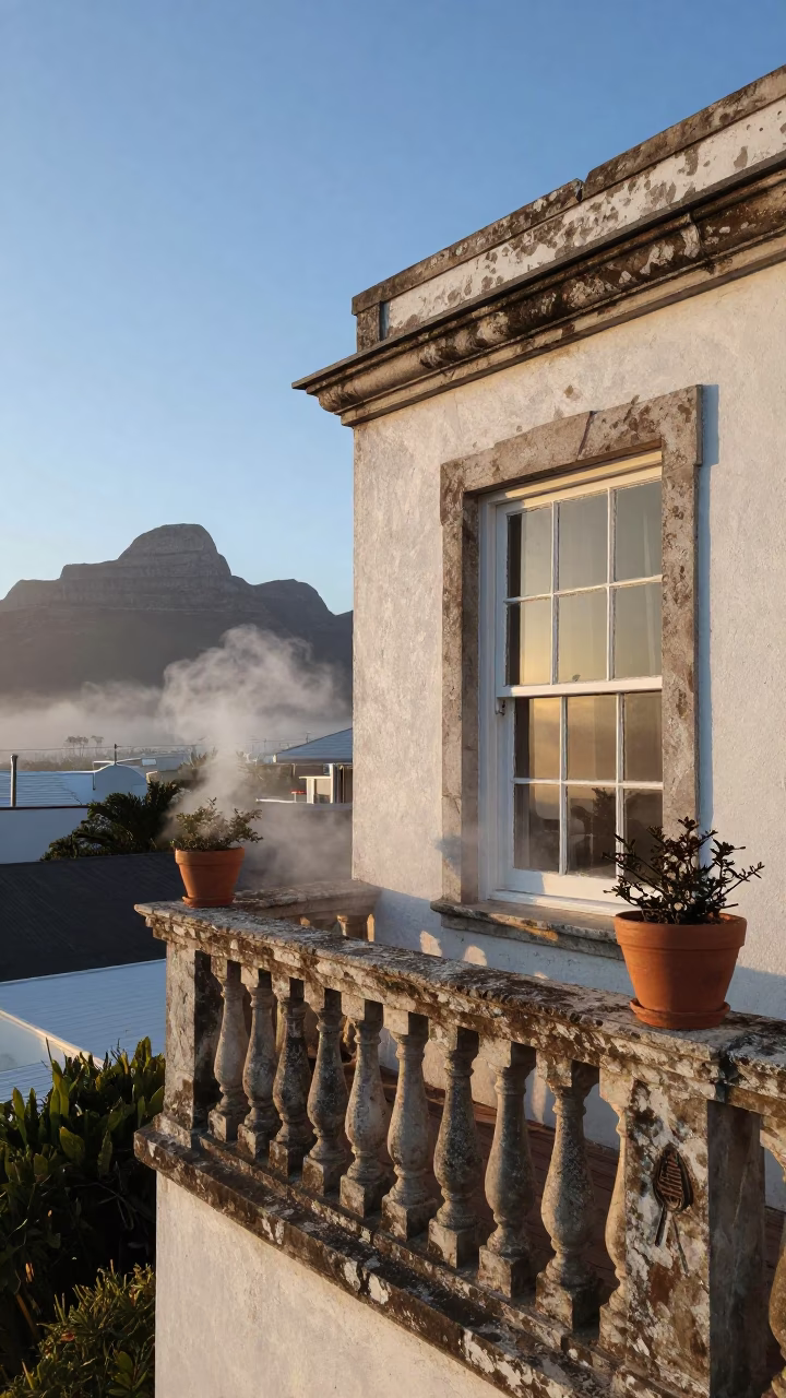 Morning Light in Cape Town at Early Morning Light in in Cape Town, South Africa