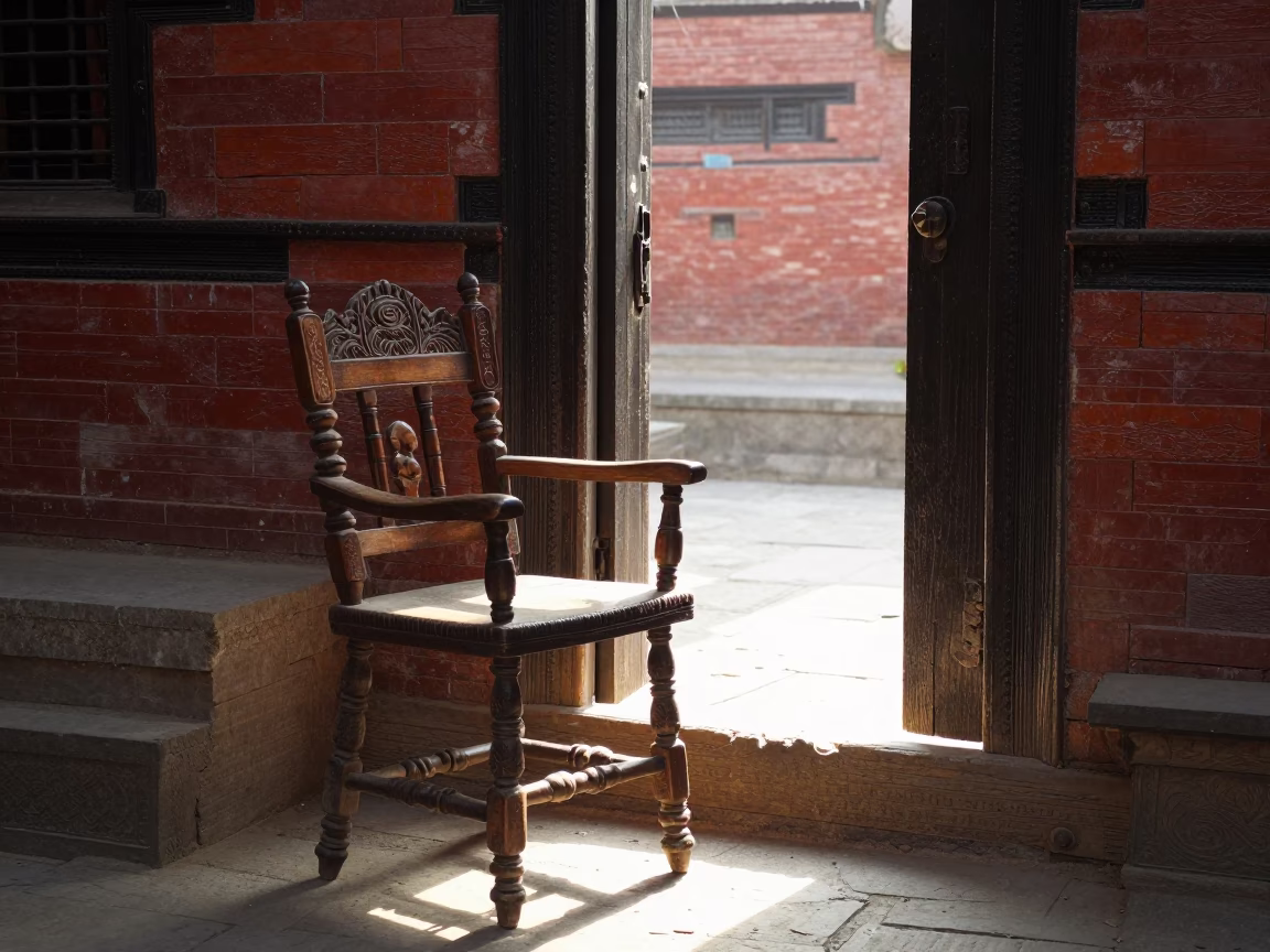 Morning Light in Kathmandu at The Late Morning Light in in Kathmandu, Nepal