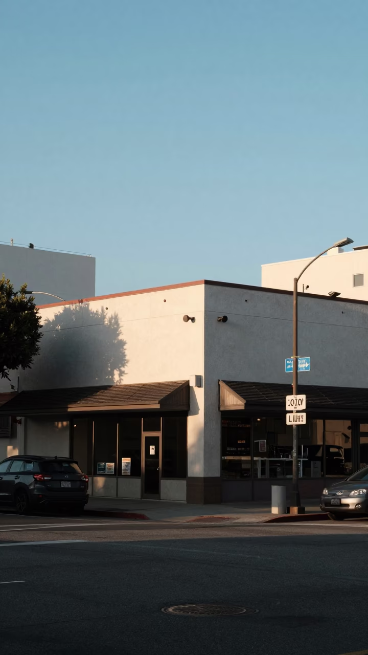 Morning Light in Los Angeles at The Late Morning Light in in Los Angeles, California, United States