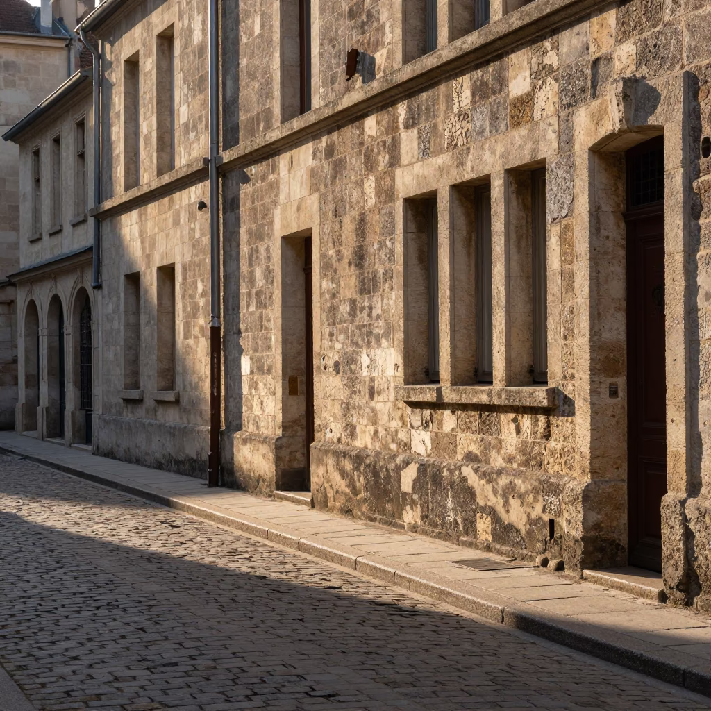 Morning Light in Lyon at As First Light Reaches The Scene in in Lyon, France