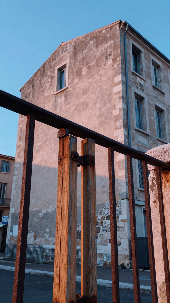 Morning Light in Marseille at Early Morning Light in in Marseille, France