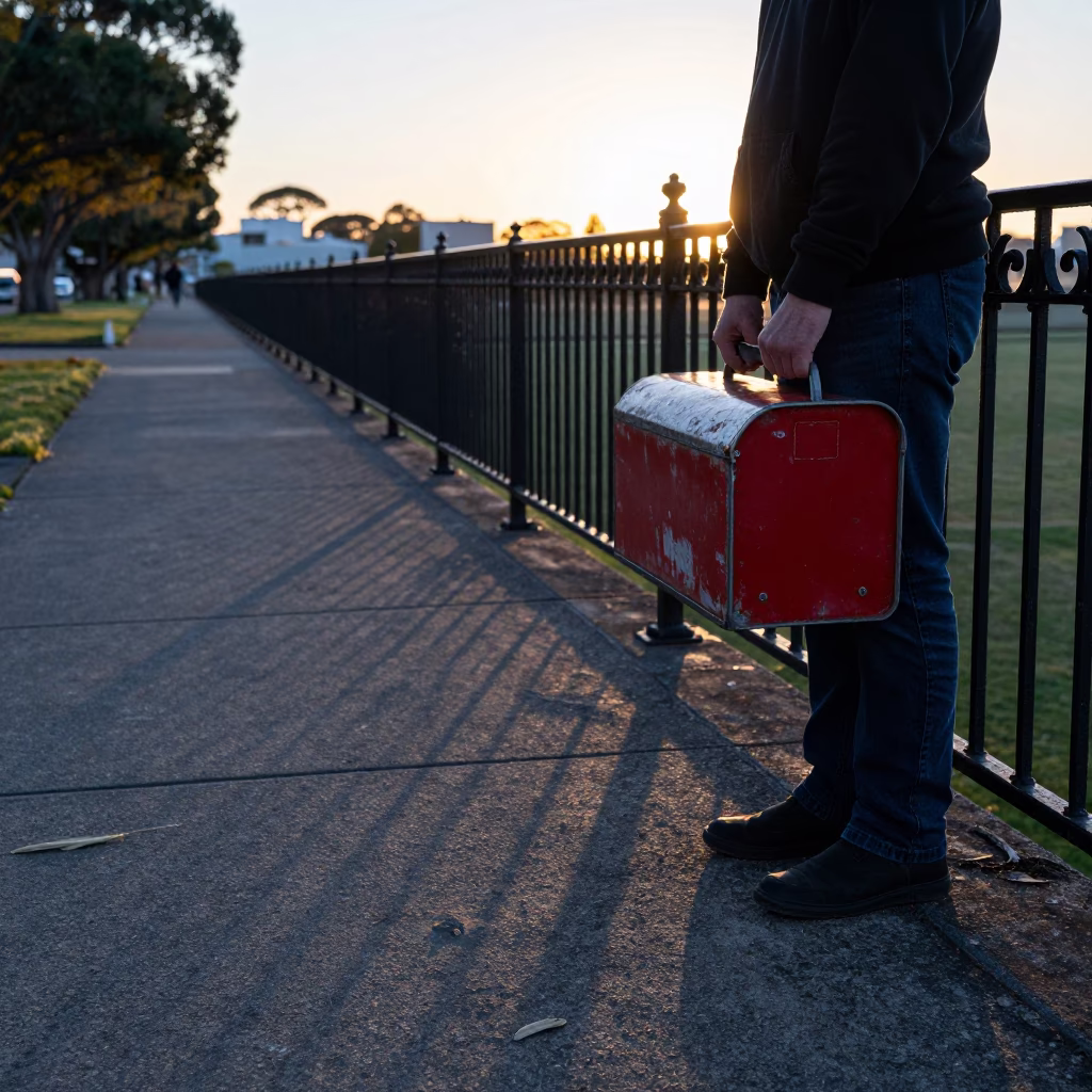 Morning Light in Perth at As First Light Reaches The Scene in in Perth, Western Australia, Australia