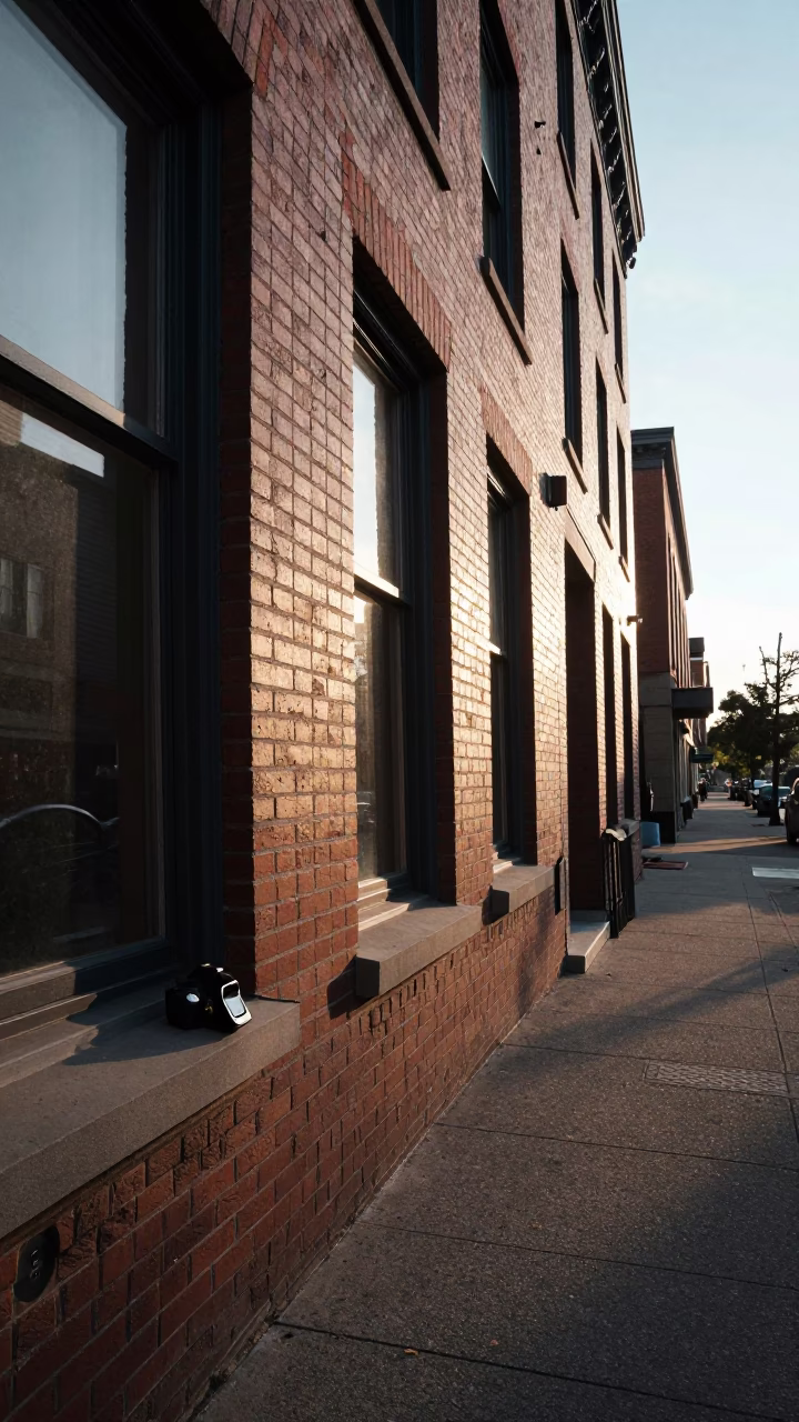 Morning Light in Portland at As First Light Reaches The Scene in in Portland, Oregon, United States