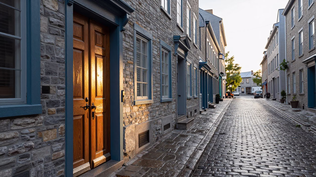 Morning Light in Quebec City in in Quebec City, Quebec, Canada