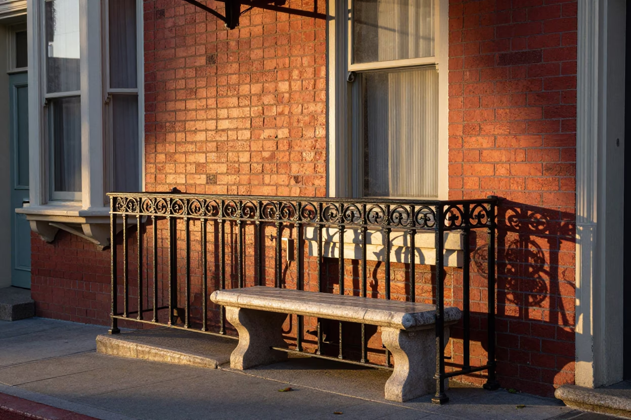 Morning Light in San Francisco at As First Light Reaches The Scene in in San Francisco, California, United States