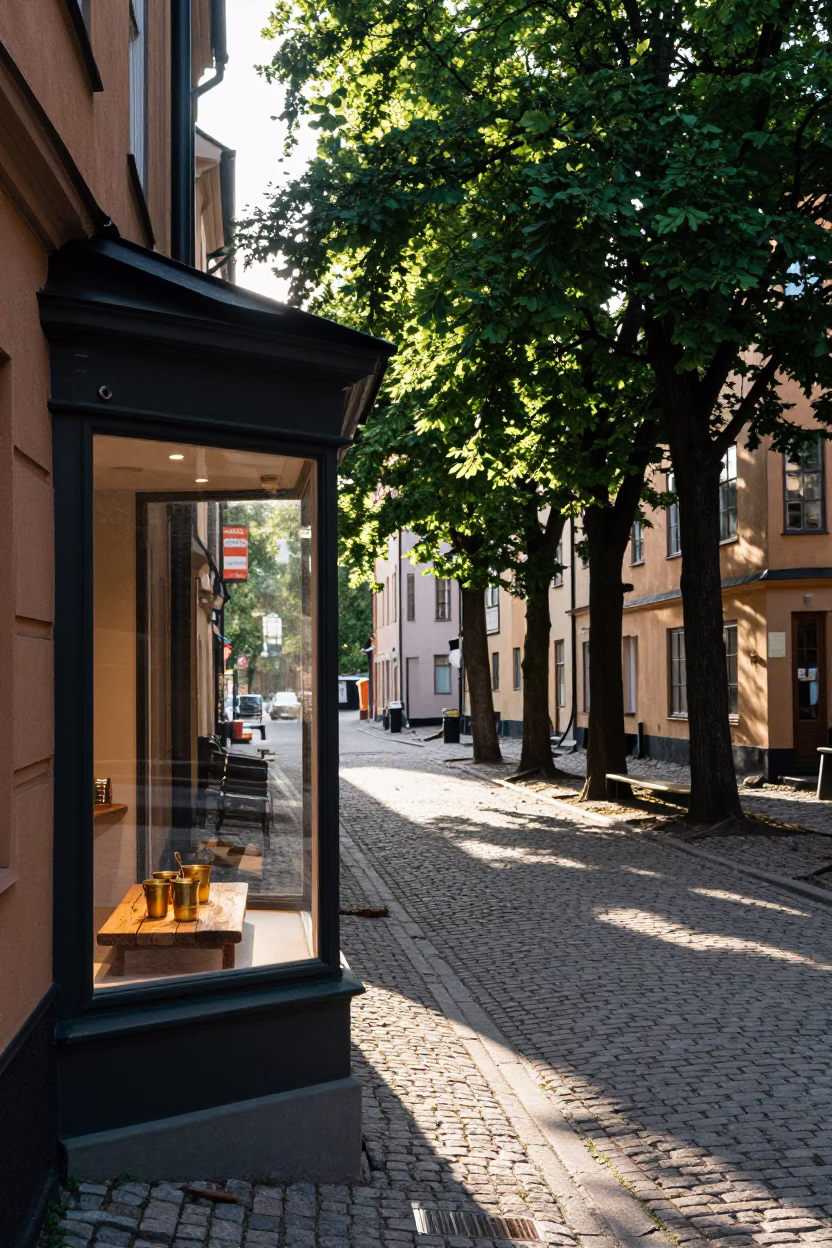 Morning Light in Stockholm at The Late Morning Light in in Stockholm, Sweden