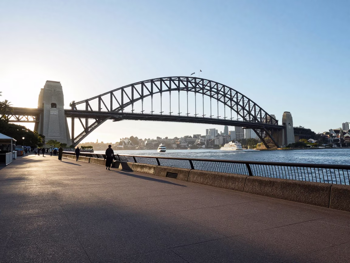 Morning Light in Sydney at The Late Morning Light in in Sydney, New South Wales, Australia