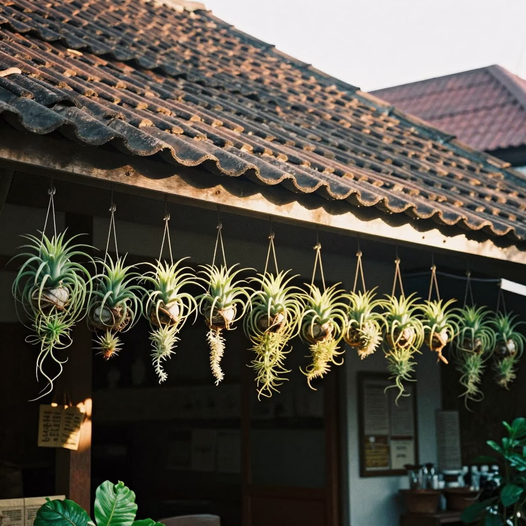 Morning Light in Yogyakarta at As First Light Reaches The Scene in in Yogyakarta, Indonesia