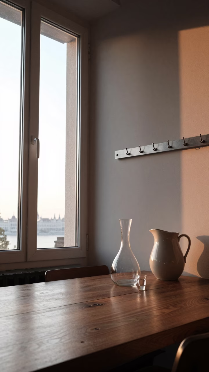 Morning Light just after sunrise in Budapest in in Budapest, Hungary