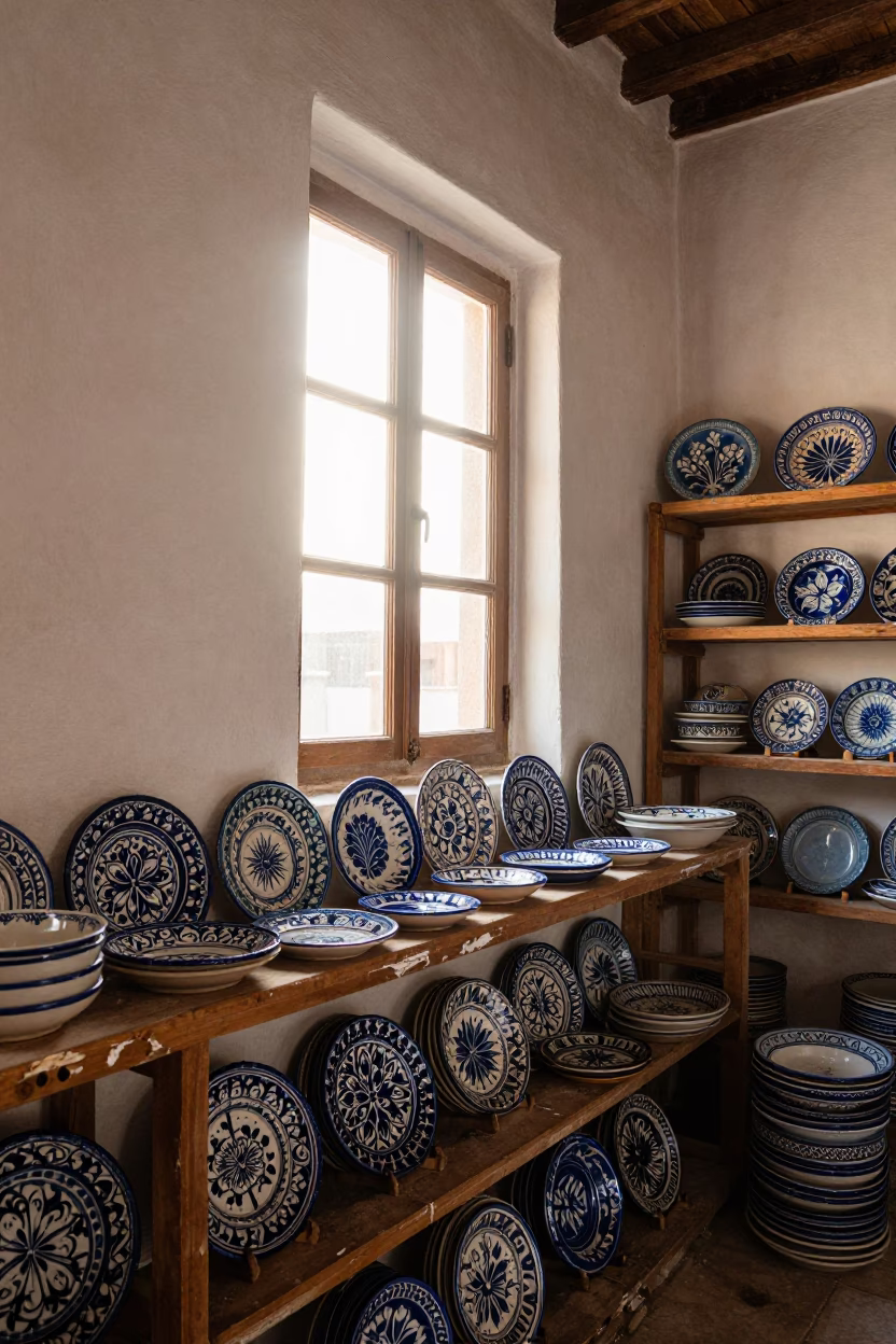 Morning Light just after sunrise in Essaouira in in Essaouira, Morocco