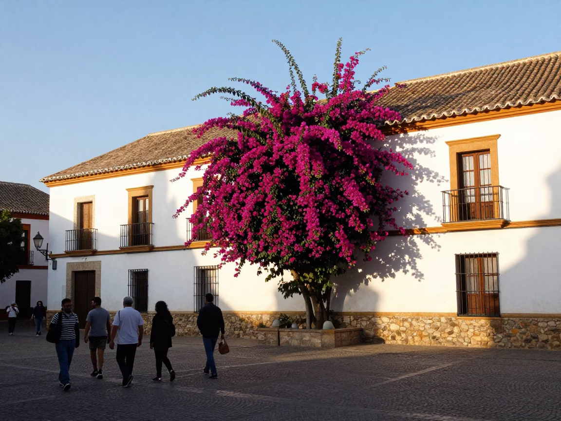 Morning Light just after sunrise in Granada in in Granada, Spain