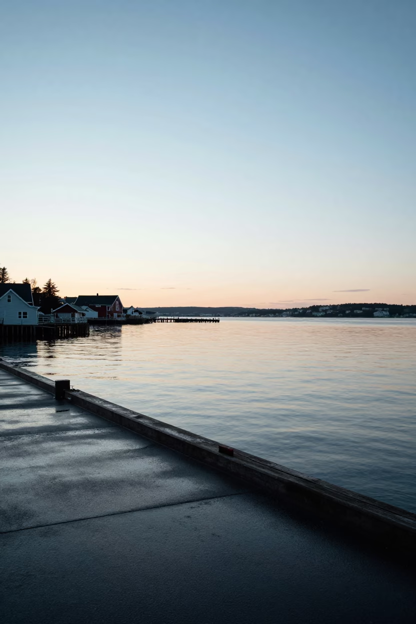 Morning Light just after sunrise in Halifax in in Halifax, Nova Scotia, Canada
