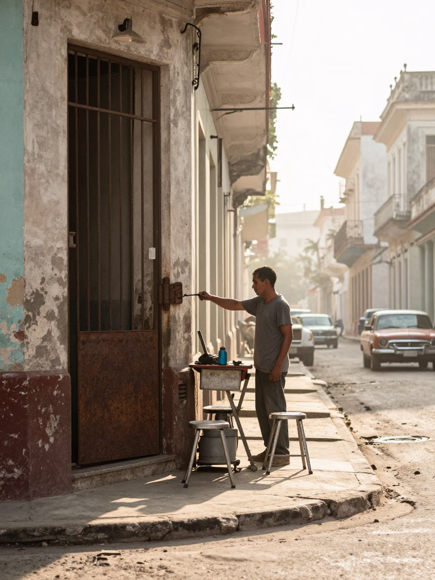 Morning Light just after sunrise in Havana in in Havana, Cuba