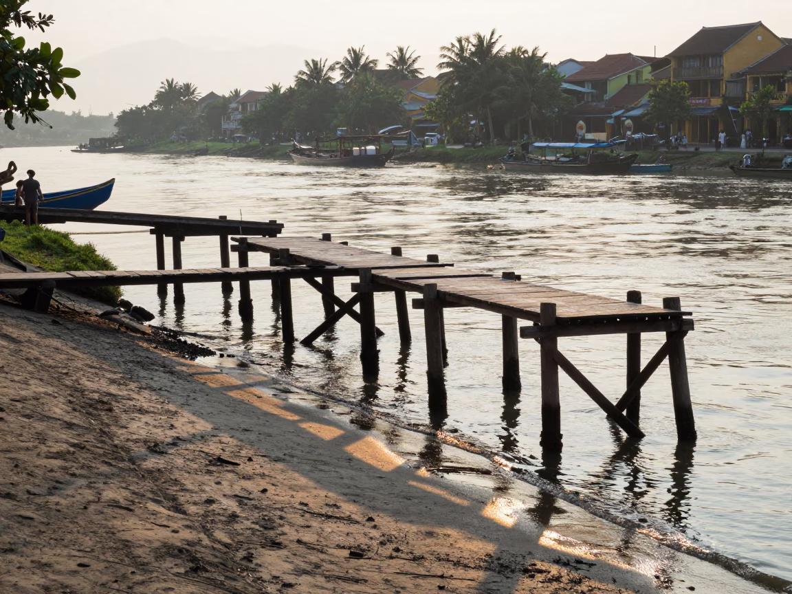 Morning Light just after sunrise in Hoi An in in Hoi An, Vietnam