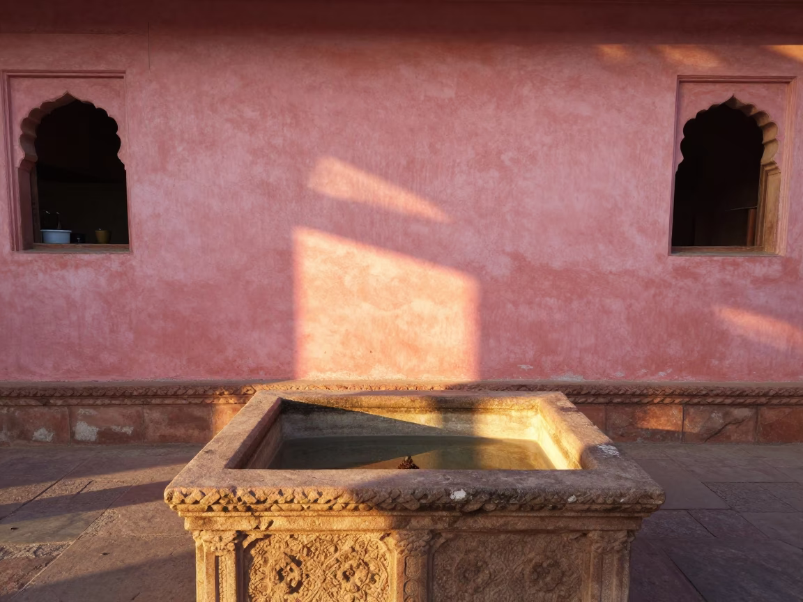 Morning Light just after sunrise in Jaipur in in Jaipur, India