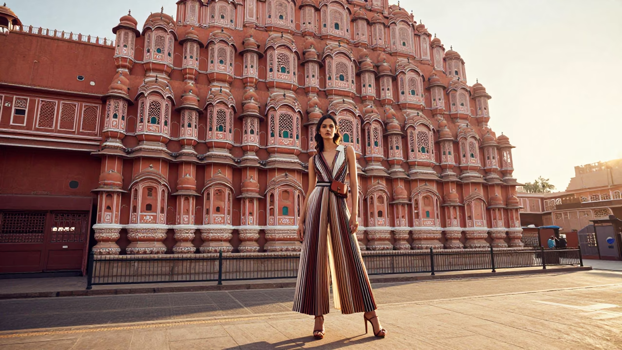 Morning Light just after sunrise in Jaipur in in Jaipur, India