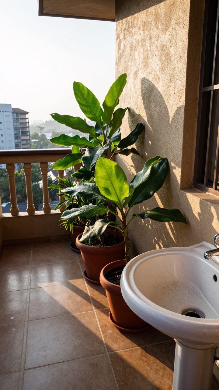 Morning Light just after sunrise in Johannesburg in in Johannesburg, South Africa