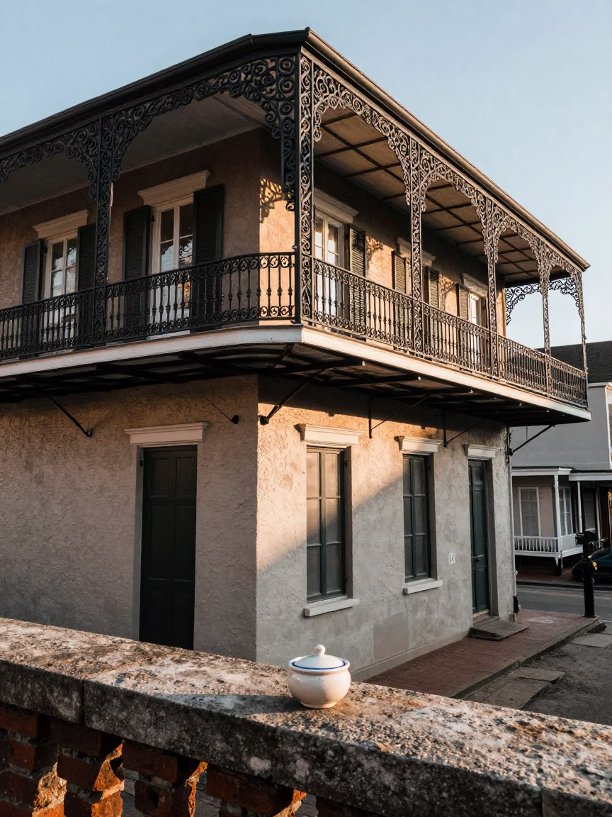 Morning Light just after sunrise in New Orleans in in New Orleans, Louisiana, United States