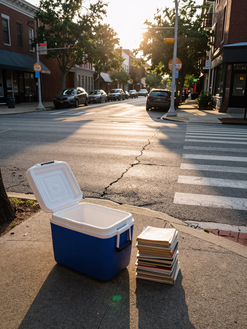 Morning Light just after sunrise in Philadelphia in in Philadelphia, Pennsylvania, United States