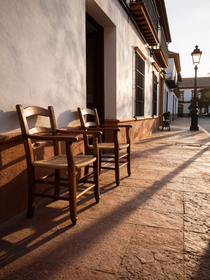 Morning Light just after sunrise in Seville in in Seville, Spain
