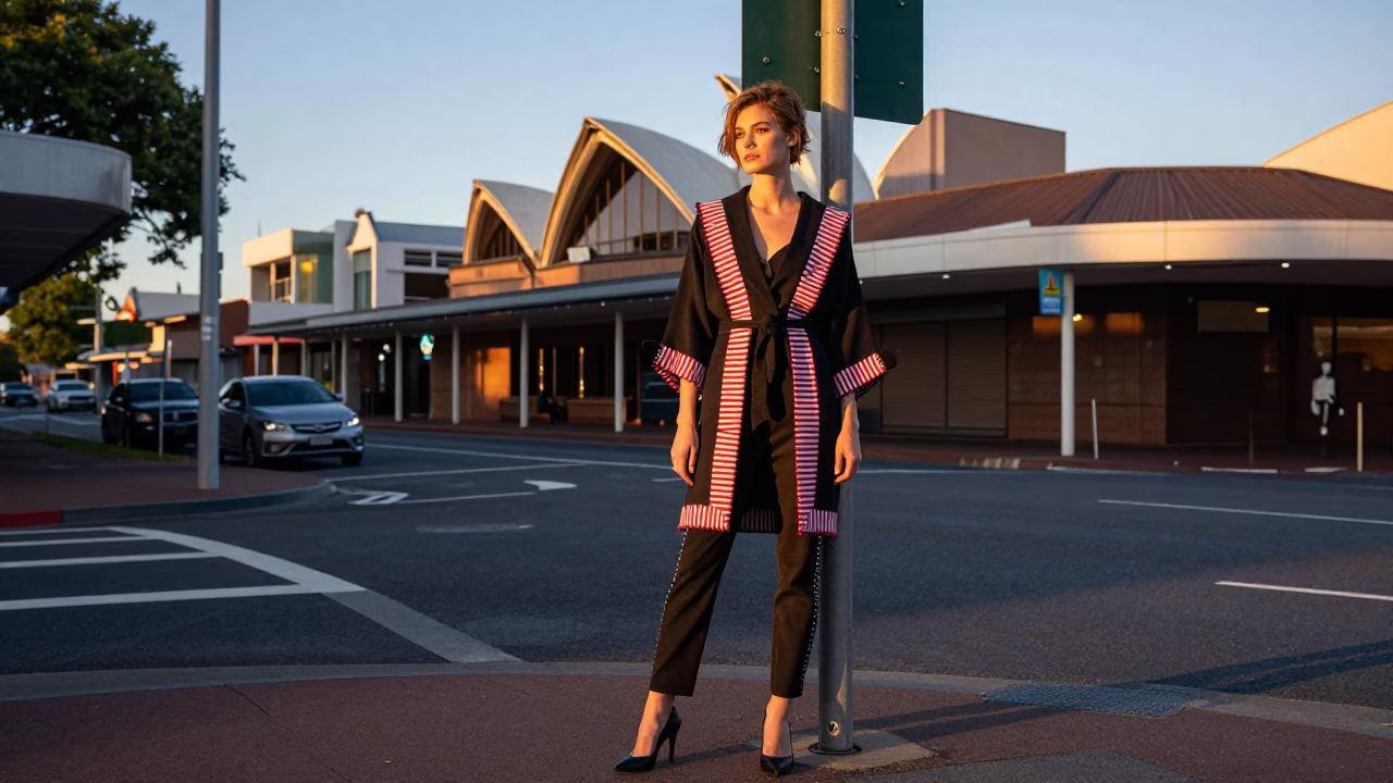 Morning Light just after sunrise in Sydney in in Sydney, New South Wales, Australia