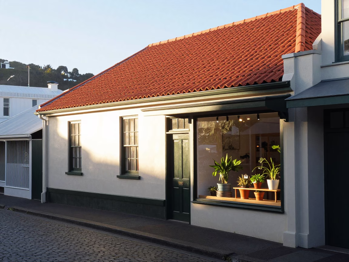 Morning Light just after sunrise in Wellington in in Wellington, New Zealand