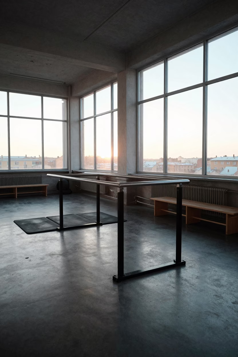 Morning Light in St Petersburg Rehabilitation Gym in inside a rehabilitation gym in St Petersburg