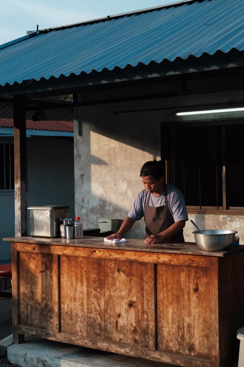 Morning Prep in Kuala Lumpur in in Kuala Lumpur, Malaysia