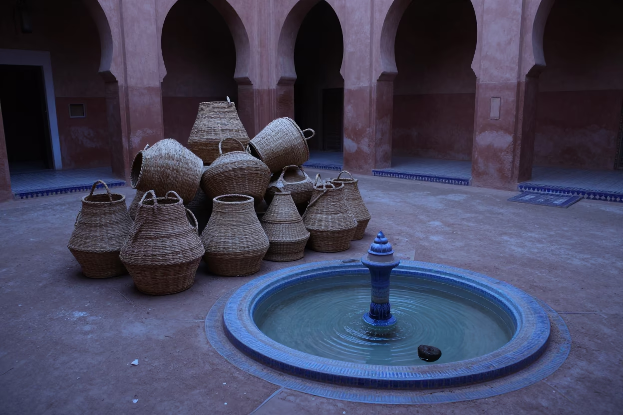 Morning Preparation in Marrakech in in Marrakech, Morocco