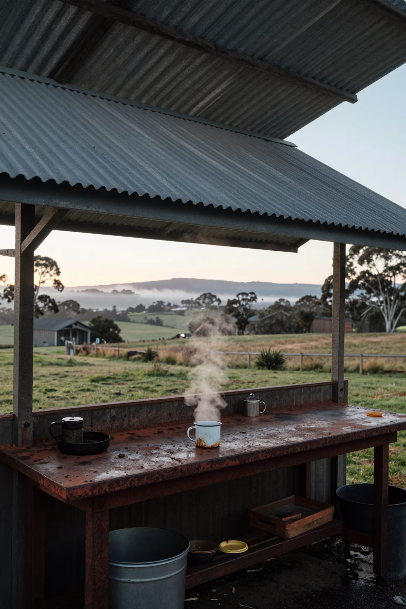 Morning Routine in Hobart in in Hobart, Tasmania, Australia