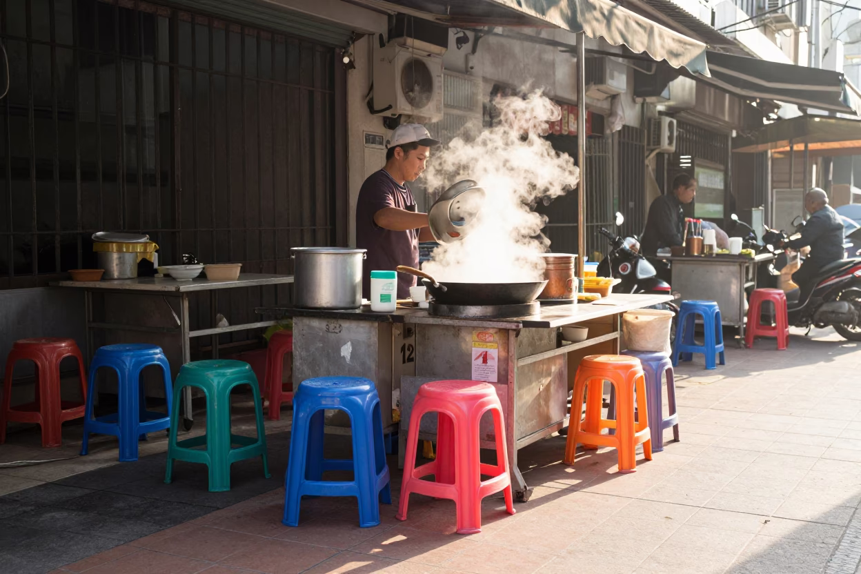 Morning Routine in Kaohsiung in in Kaohsiung, Taiwan