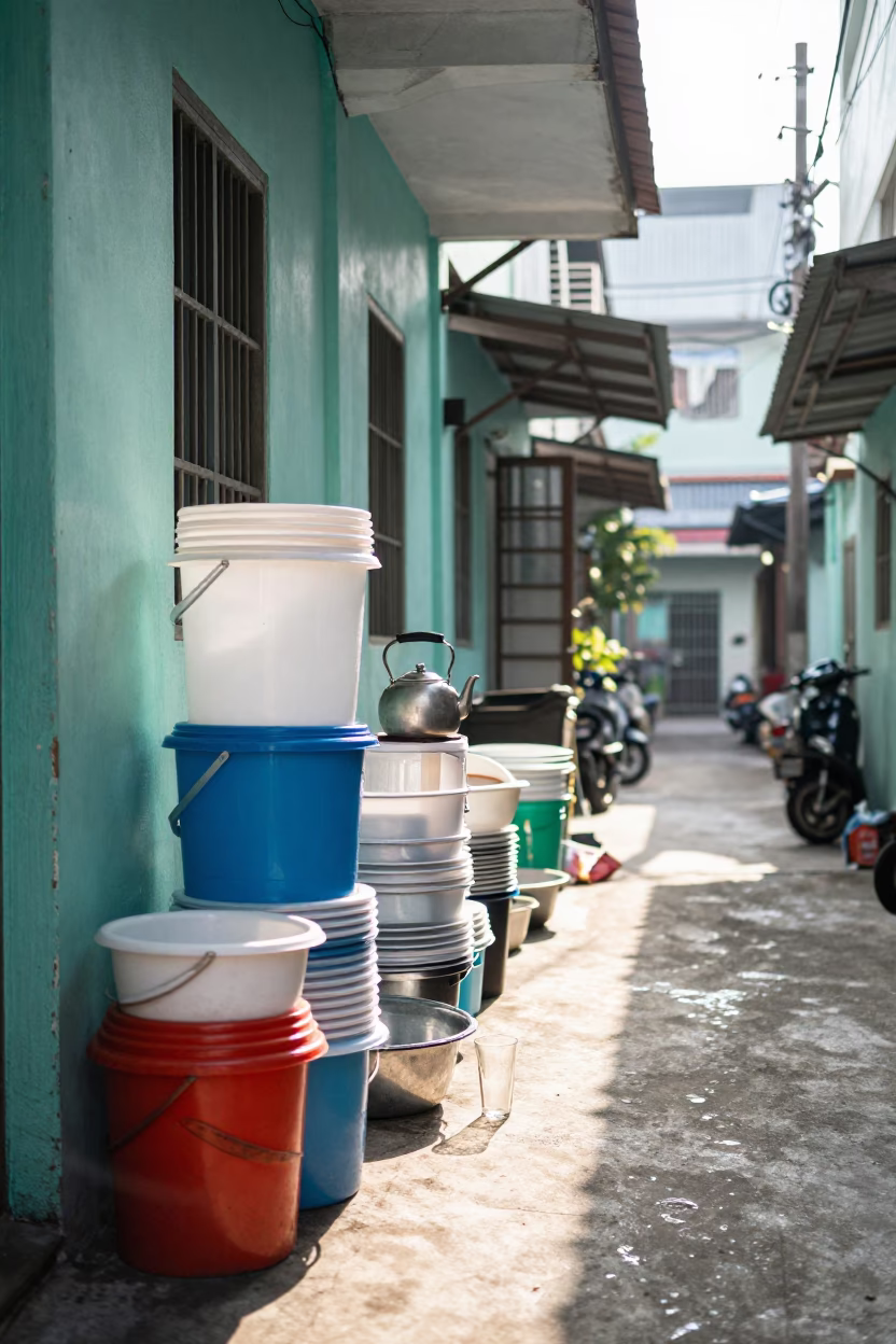 Morning Routine in Surabaya in in Surabaya, Indonesia