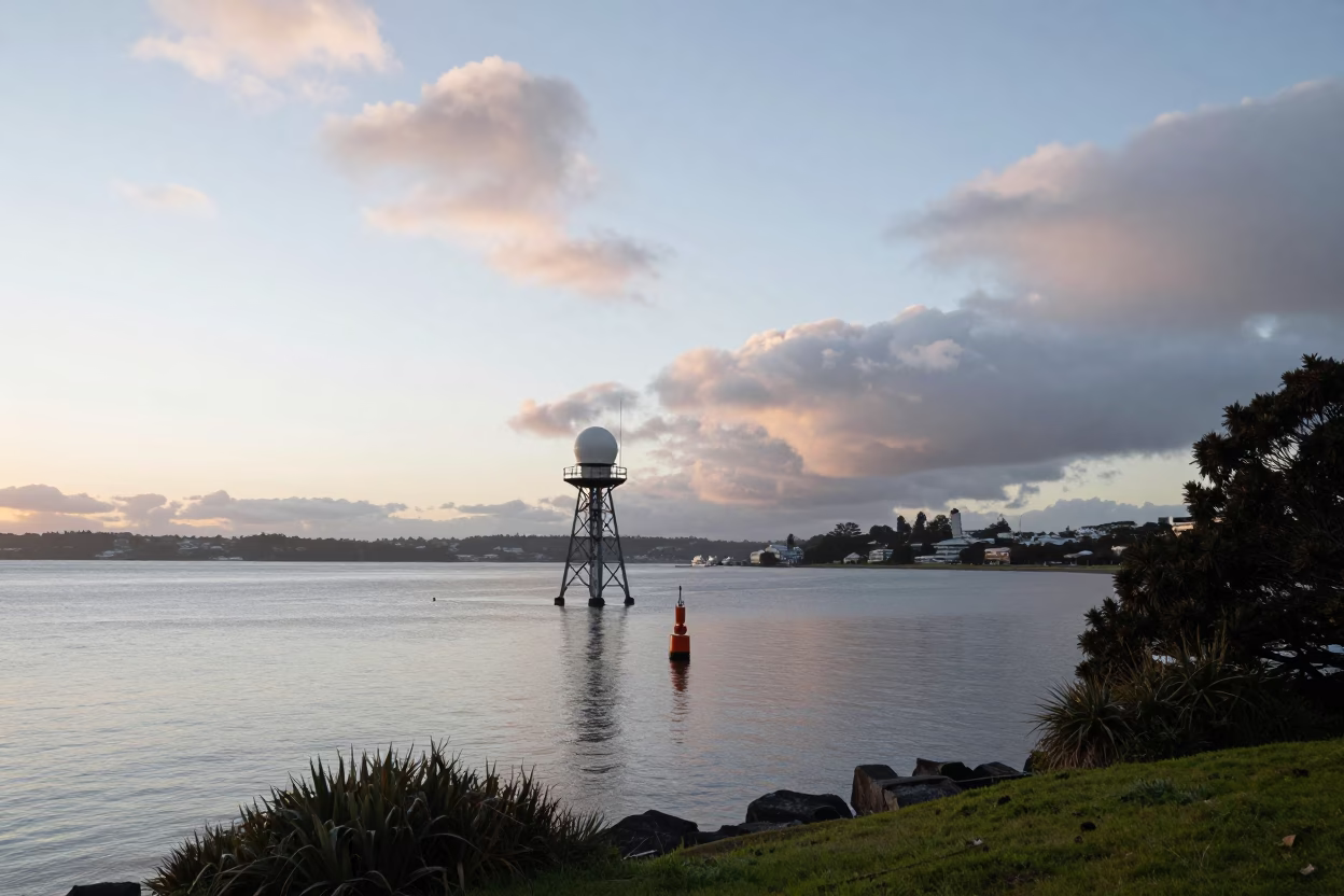 Morning Rust in Auckland at The Late Morning Light in in Auckland, New Zealand