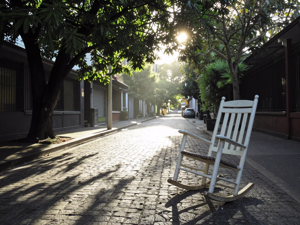 Morning Scene in Melbourne at As First Light Reaches The Scene in in Melbourne, Victoria, Australia
