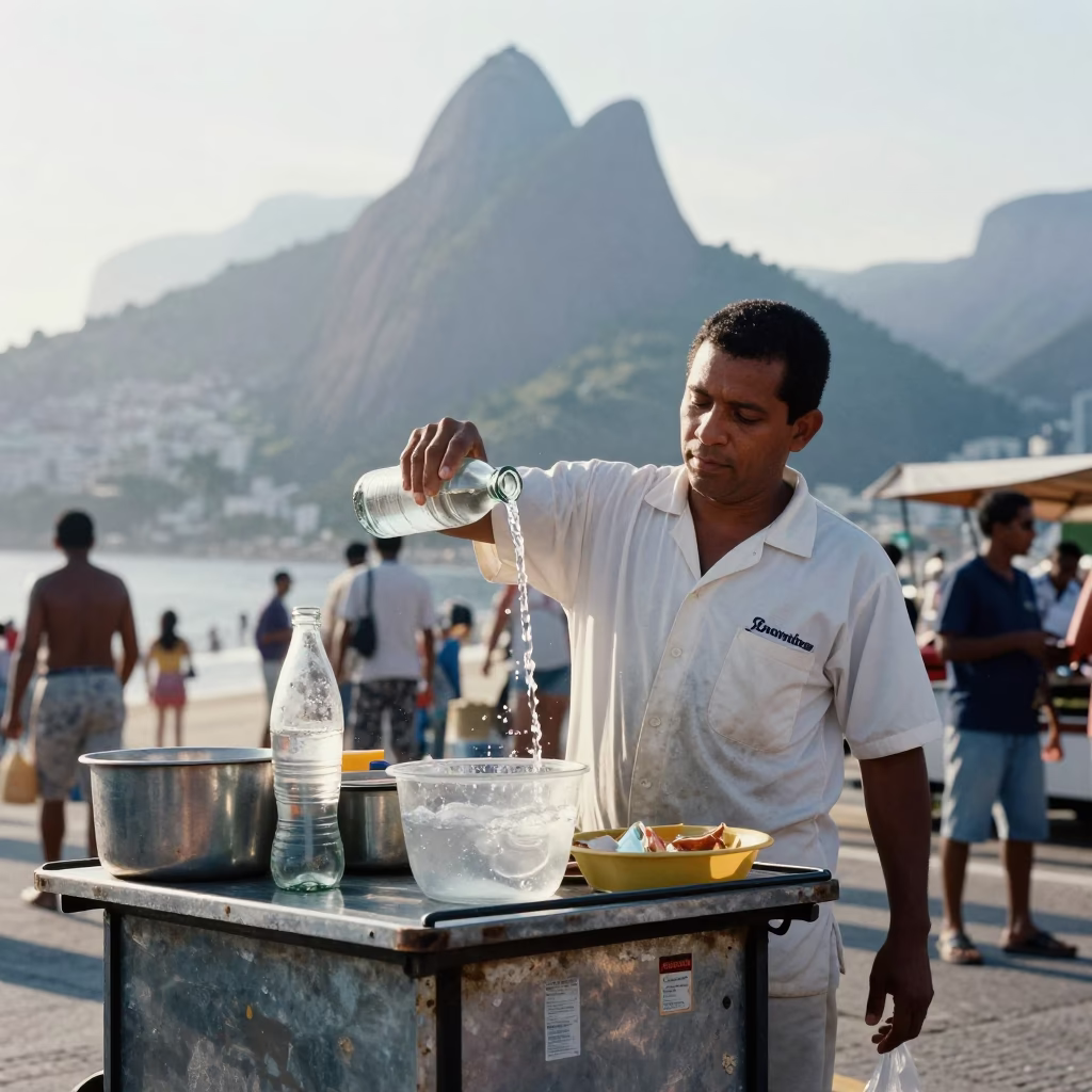 Morning Scene in Rio De Janeiro in in Rio de Janeiro, Brazil