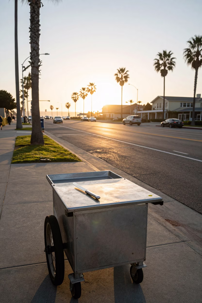 Morning Scene just after sunrise in San Diego in in San Diego, California, United States