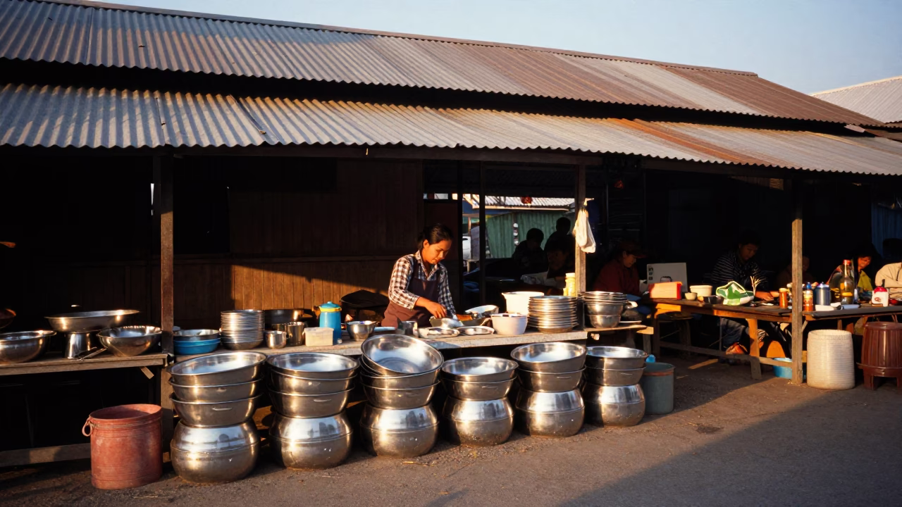 Morning Stall in Chiang Mai in in Chiang Mai, Thailand