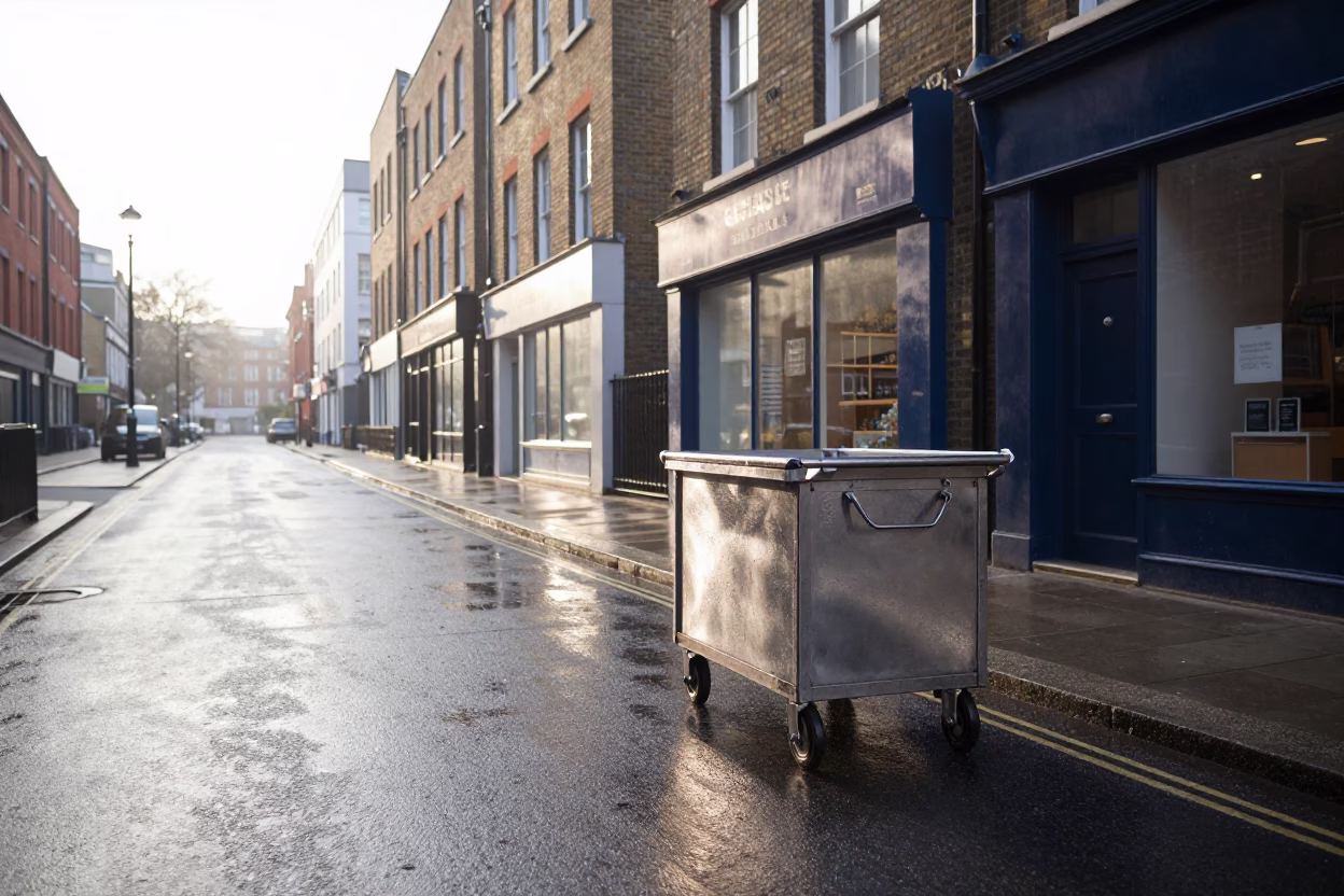 Morning Street in London in in London, United Kingdom