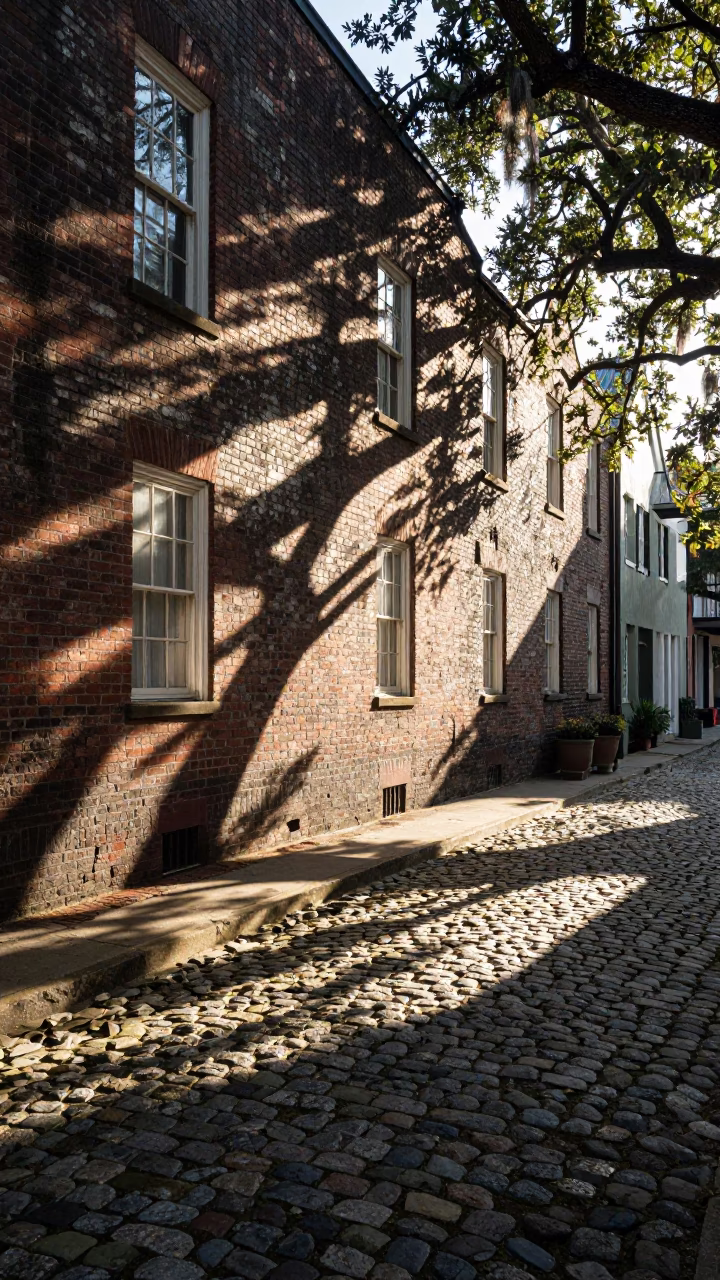 Morning Sunlight in Charleston at The Late Morning Light in in Charleston, South Carolina, United States