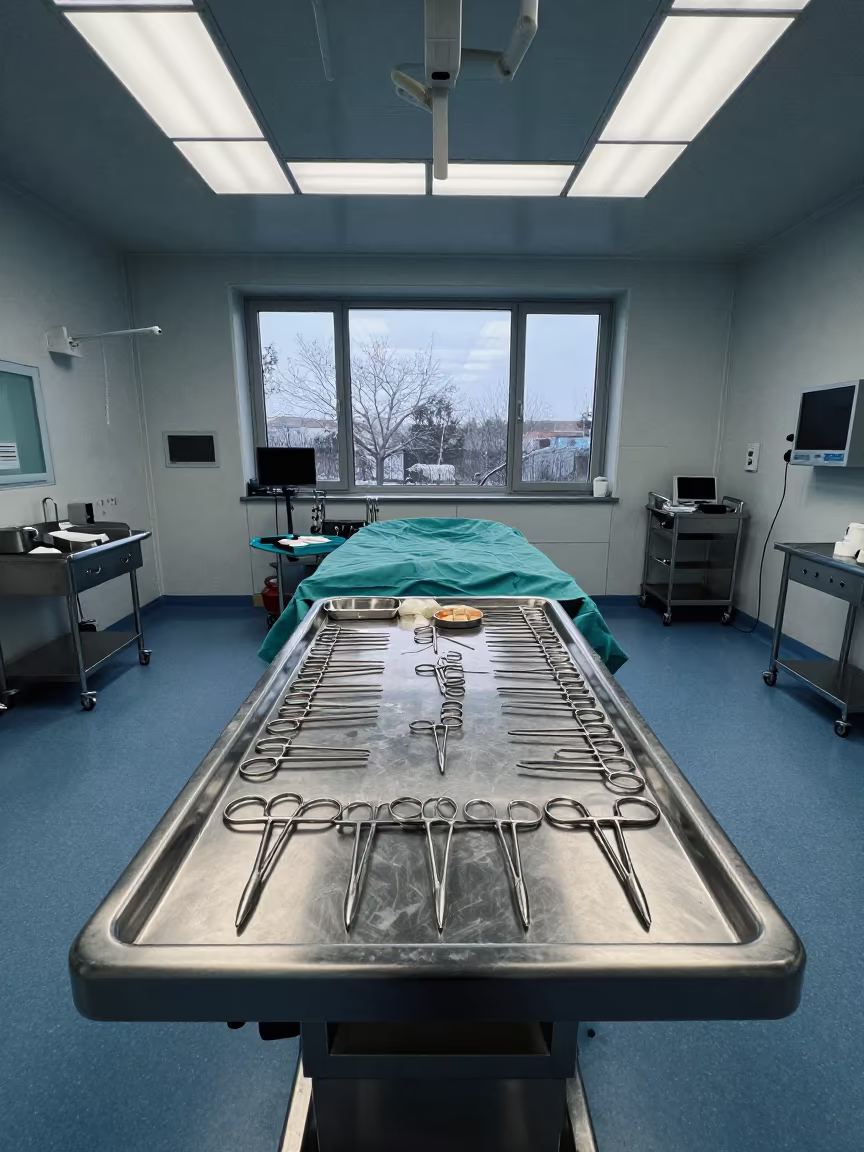 Morning Surgical Count Board in Milan Imaging Suite in inside an imaging suite in Milan