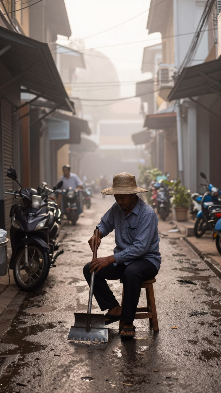 Morning Tea in Phnom Penh in in Phnom Penh, Cambodia