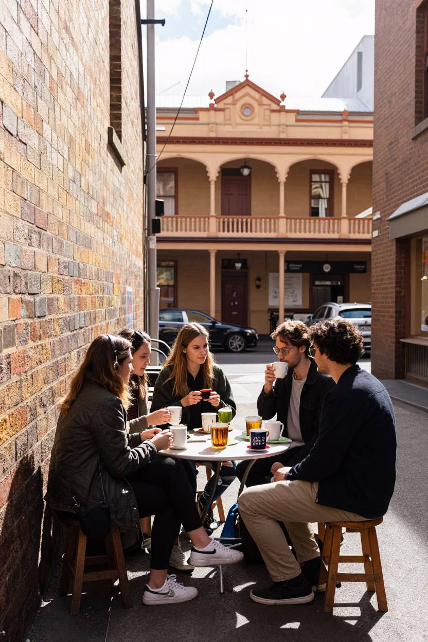 Morning Tea in Sydney in in Sydney, New South Wales, Australia