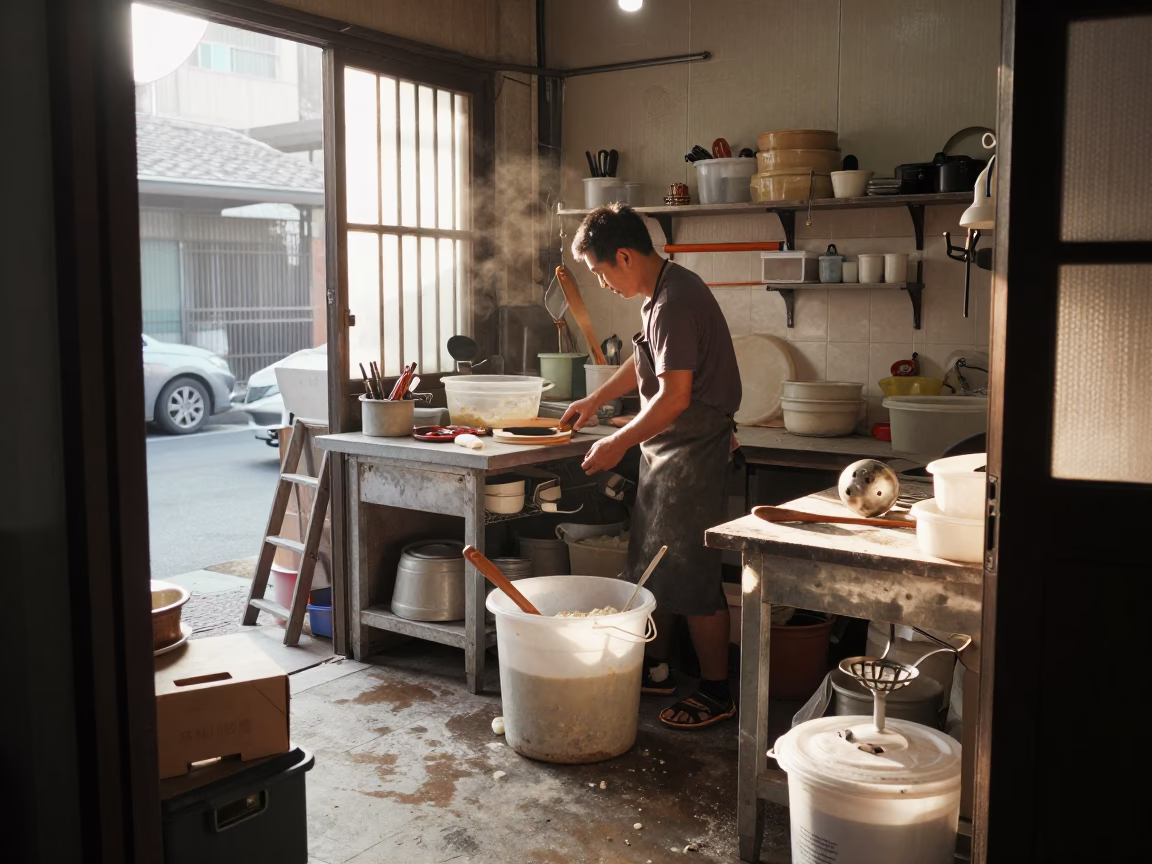 Morning Workspace in Tainan in in Tainan, Taiwan