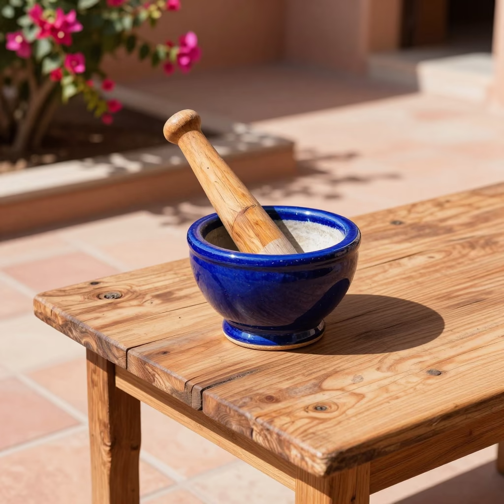 Mortar And Pestle in Marrakech in in Marrakech, Morocco