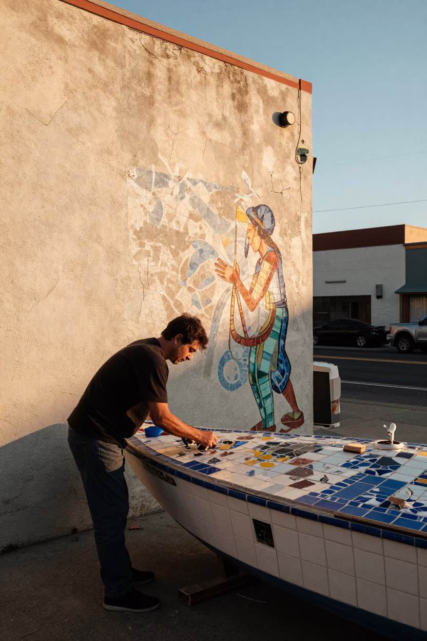 Mosaic Tiles in San Diego in in San Diego, California, United States