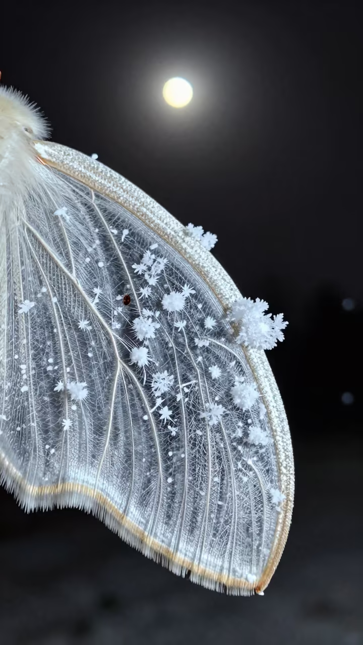 Moth Wing Edge Fringe Scales Midnight Latvia in in Latvia